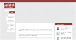 Desktop Screenshot of mahbub-law.com